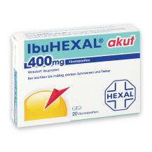 Ibuhexal akut <br>  400 mg* <br><b>4,95 €</br></b>